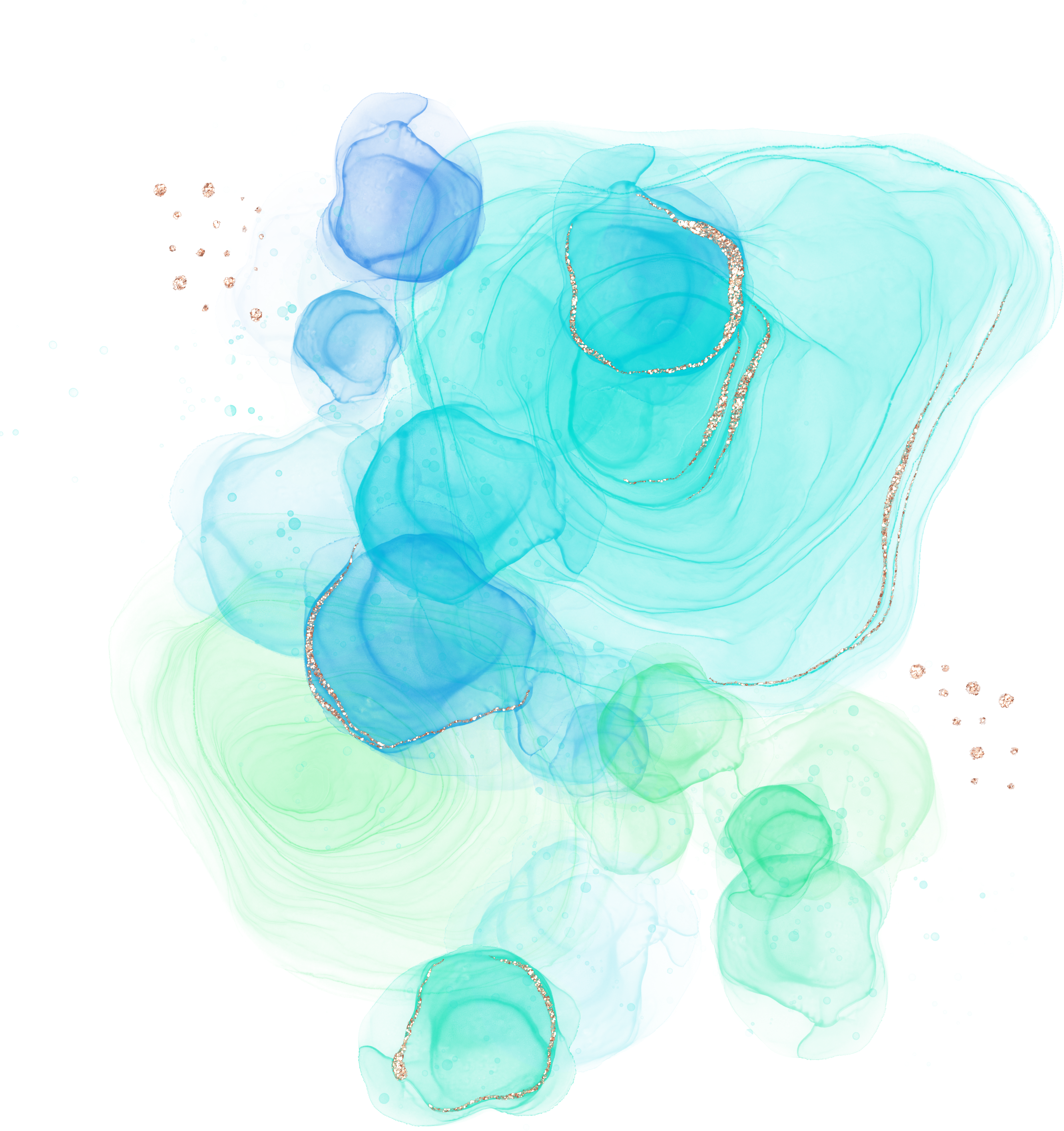 Abstract Shapes and Dots